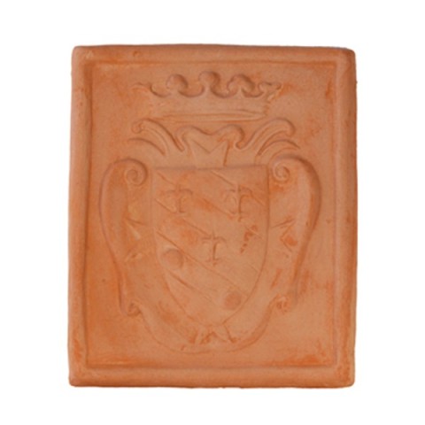 Three Lilies Terracotta Tile